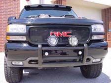 example of bad foglights on a GMC